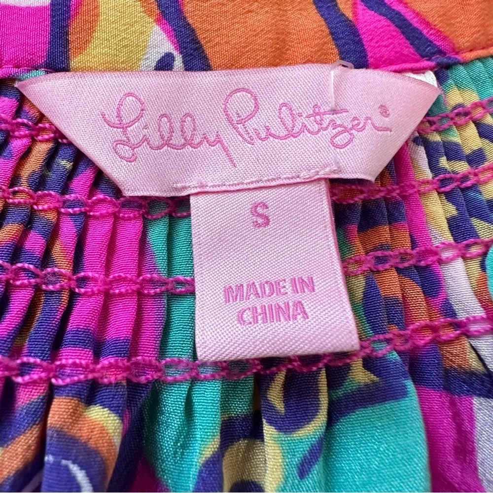LILLY PULITZER Elsa Silk Blouse - Picture 7 of 13